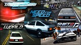 Toyota Corolla GT-S (AE86) Evolution in NFS Games - 1080pHD