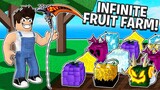 I BUILT AN INFINITE FRUIT FARM IN Blox Fruits! *100 Fruits PER HOUR*