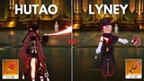 HuTao vs Lyney !! Who is the Best Pyro DPS? [ Genshin Impact ]