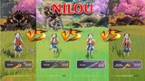 Nilou Key Of Khaj-Nisut vs Primordial Jade Cutter! Bountiful Cores!! Weapon comparisons!