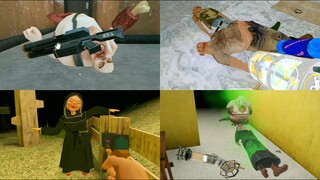 Game Weapons #22 | Mr. Meat 2 Shotgun⚔The Twins Plasma Gun⚔Evil Nun 2 Egg Gun⚔Grandpa Teaser Gun