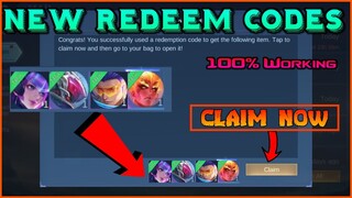 3 NEW OCTOBER REDEEM CODES | 100% WORKING REDEEM CODES | ML NEW REDEEM CODES | MLBB Hylos New Skin