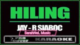 Hiling - Jay-R Siaboc (KARAOKE)