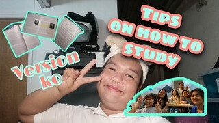 Tips on how to study (version ko)