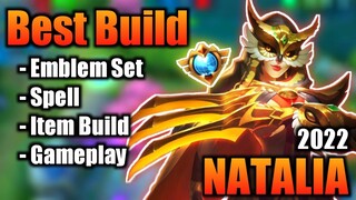 NATALIA BEST BUILD 2022 | TOP 1 GLOBAL NATALIA BUILD | NATALIA - MOBILE LEGENDS | MLBB