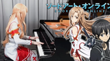 Sword Art Online OP1「LiSA - Crossing Field」Rus Piano Cover