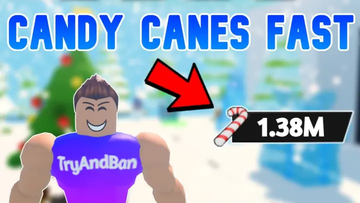 *NEW* FASTEST WAY TO GET CANDYCANES IN STRONGMAN SIMULATOR!