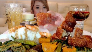 CRISPY LECHON KAWALI /PINAKBET MUKBANG /MUKBANG PHILIPPINES