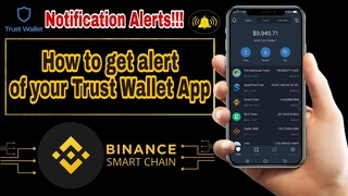 How to get alert of your Trust Wallet App?