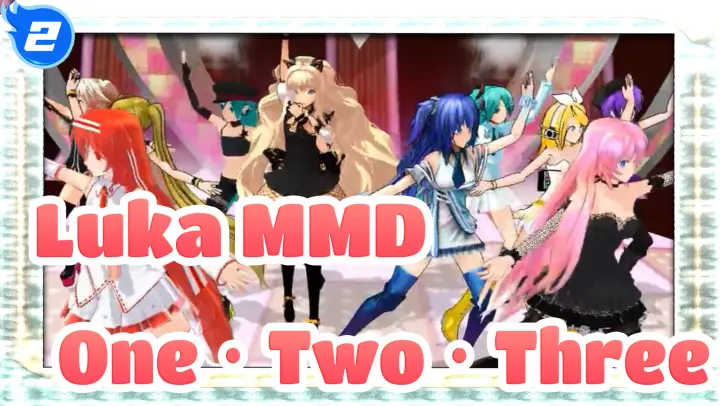 [Hatsune Miku MMD] 「One Two Three~」- Miku & Haku & Crew_2