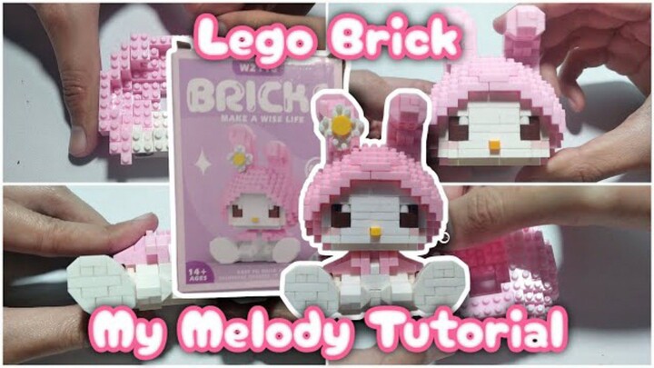 My Melody Tutorial Lego Brick W2118 How To Build Nano Block Cara memasang merakit unboxing review