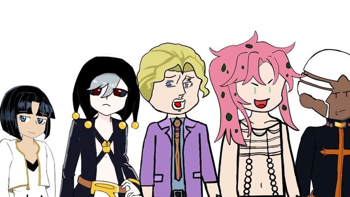 You traveled through time to become Diavolo and formed the invincible organization Araki Village! [J