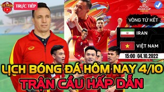 🔴Trực Tiếp Bóng Đá Hôm Nay 4/10: Việt Nam vs Iran, Trận Cầu Hấp Dẫn, Tin Vui Tới NHM