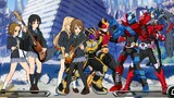 Đội nữ nhạc nhẹ vs Đội Kamen Rider