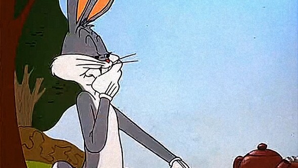 Bugs Bunny "Aku memukul diriku sendiri"