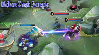 Midlaner Zhask Gameplay my squad