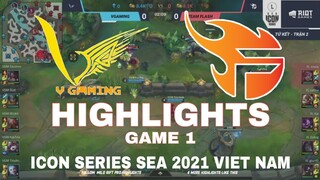 Highlight VGM vs FL (Ván 1) Icon Series SEA 2021 Liên Minh Tốc Chiến VGaming vs Team Flash