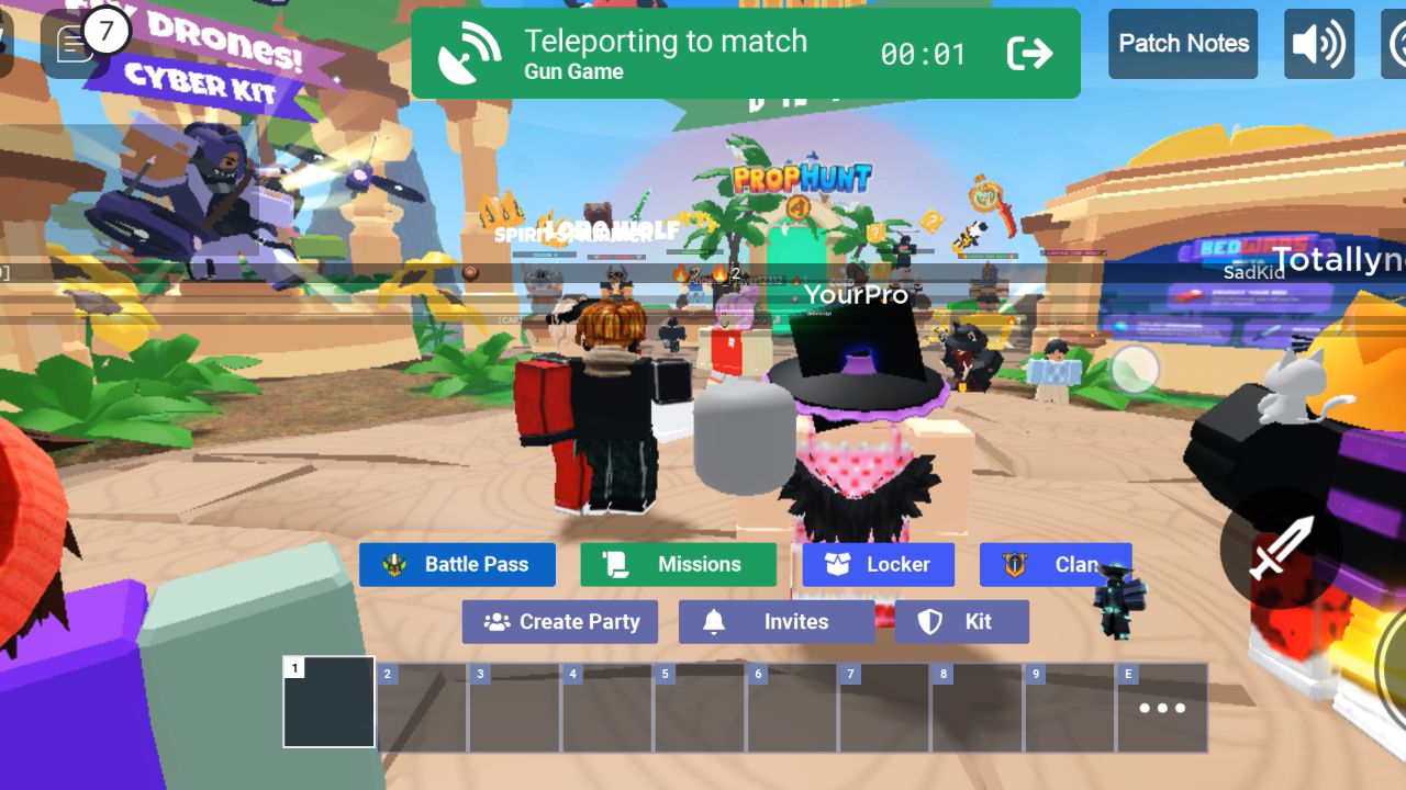 Becoming a Real Mobile Sweat in Roblox Bedwars 
