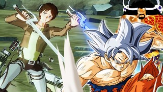 Eren Yeager Nhưng Lại Vào Dragon Ball Đánh Nhau Với Goku Và Chúa Trời Kaido- Dragon Ball XV2 Tập 267