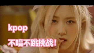! Kpop girl group solo no singing no dancing challenge!