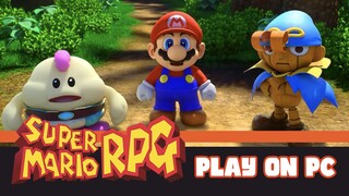 Playing Super Mario RPG on Windows PC Tutorial