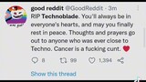 rest in peace Technoblade are Legend 😭😥