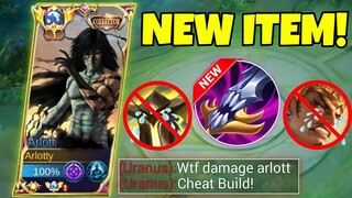 ARLOTT NEW ITEM IS HERE! TRY THIS NEW BEST ARLOTT BUILD TO COUNTER SUSTAIN HEROES | ARLOTT MLBB