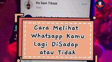 cara melihat wa disadap atau tdk