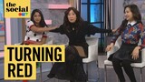 The cast of “Turning Red” share their “panda” moments | The Social