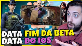 🔥DATA do FINAL da BETA RAINBOW SIX: MOBILE!