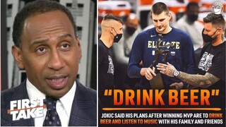 First Take | Sephen A. reacts to Nuggets' Nikola Jokic has been voted the NBA’s Most Valuable Player