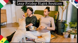 Pregnancy Night Routine | Cooking for my Korean Husband | Korean Drama & Skincare (ambw, 국제커플)