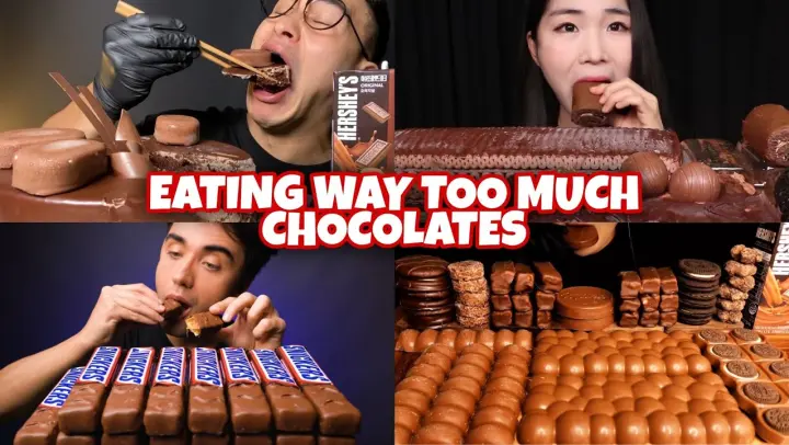 Mukbangers Eating Too Much Chocolates! 🙀🙀🙀