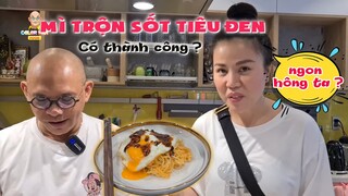 Tranh thủ làm mì trộn SỐT TIÊU ĐEN "ngon nhất nách" cho BÀ XÃ lắp bụng đói !!! | Color Man Food