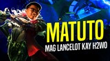 MATUTO MAG LANCELOT KAY H2WO (H2WO Mobile Legends: Bang Bang Full Gameplay)