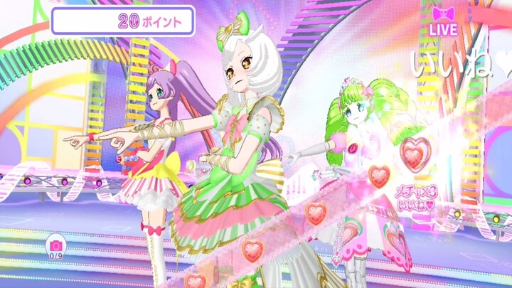 [Idol Land Pripara]Let's starting the live with the CP(Laala&Falulu)