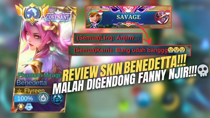 MALAH FANNY YANG SAVAGE💀|REVIEW SKIN BENEDETTA‼️