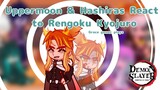 Uppermoons & Hashiras React to Kyojuro Rengoku|| Grace gamer playz || Demon Slayer