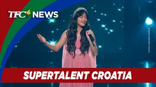 Pinay teenager, grand winner sa Supertalent Croatia | TFC News The Netherlands