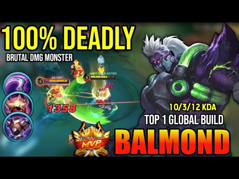 Balmond Best Build 22 Build Top 1 Global Balmond Gameplay Mobile Legends Bilibili