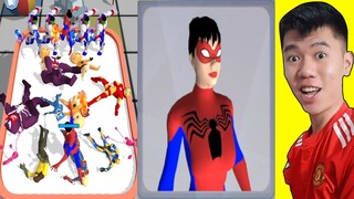 Nhân BiBi Kết Hợp Huggy Wuggy Và Siêu Anh Hùng Người Nhện Mới Trong Superhero Monster Merge Master