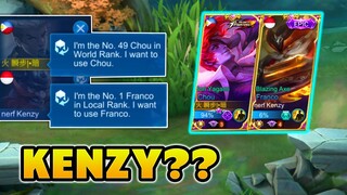 CHOOU + PRO FRANCO = ???  - MLBB