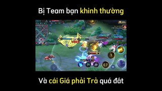 Bị Team bạn khinh thường và cái kết #shorts #lienquanmobile