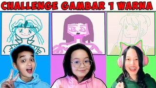 CHALLENGE LOMBA GAMBAR 1 WARNA BARENG @BANGJBLOX & @FannyTjandra  | ROBLOX