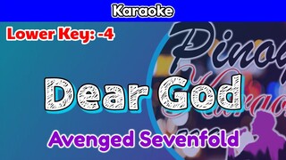 Dear God by Avenged Sevenfold (Karaoke : Lower Key : -4)