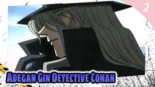 Adegan Gin (Penampilan Pertama Kir + Pertarungan Antara Merah dan Hitam) | Detective Conan_2