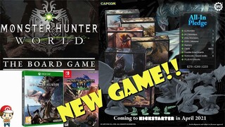 Monster Hunter Official Tabletop Game Revealed - Huge Models!
