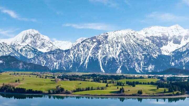 【4K】Pegunungan Alpen dari sudut pandang Tuhan | Diambil oleh DJI Mavic 3