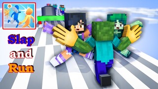 Monster School: SALP AND RUN CHALLENGE -  | Minecraft Funny Animation