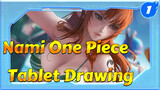 SakimiChan (ilustrator Kanada) / Tablet Drawing / Nami One Piece / Kecepatan Enam Kali_1